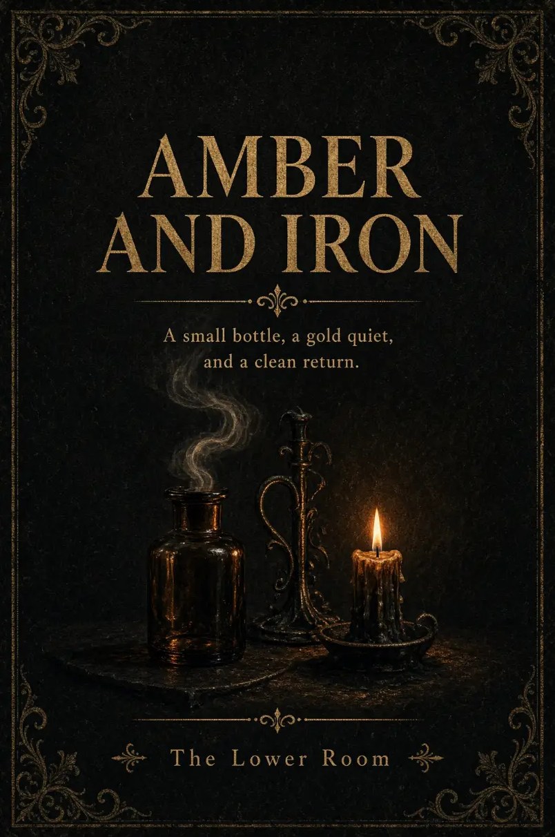 Cover artwork for AMBER AND IRON